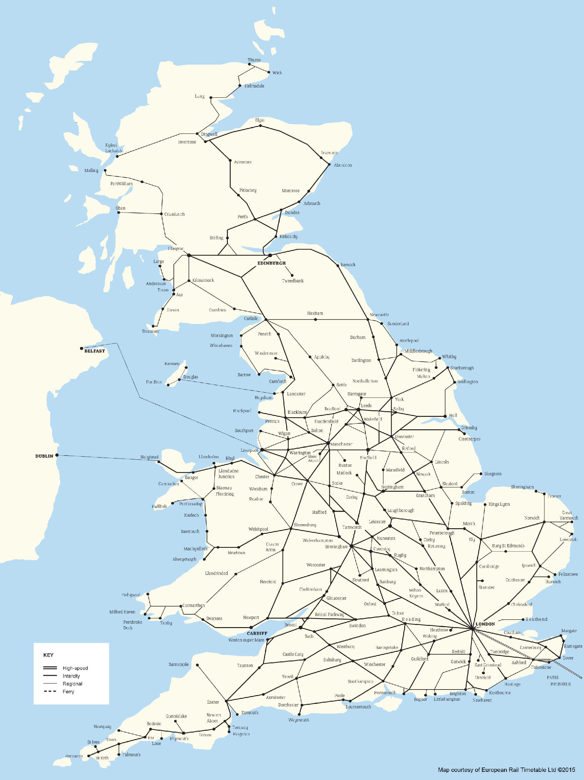 British Rail Network National Rail Map Train Map Nati - vrogue.co