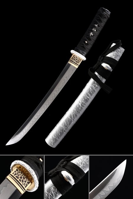 Handmade Japanese Tanto Sword T10 Carbon Steel