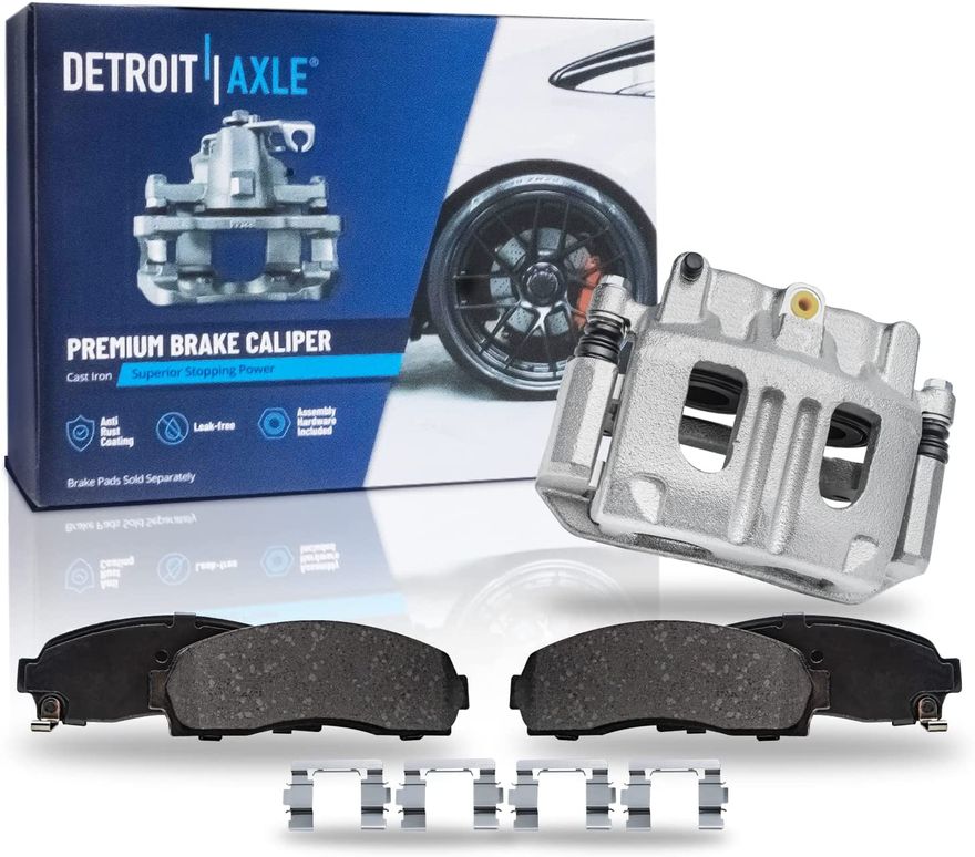 2004 Ford Explorer Front Driver Side Disc Caliper Ceramic Brake Pads Kit