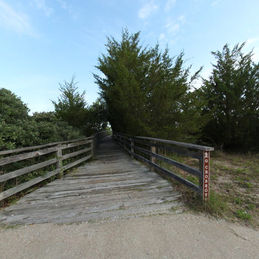 G Crossover Boardwalk  scene image looking forward