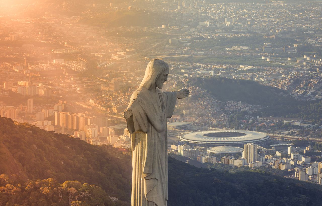 Christ the Redeemer close up