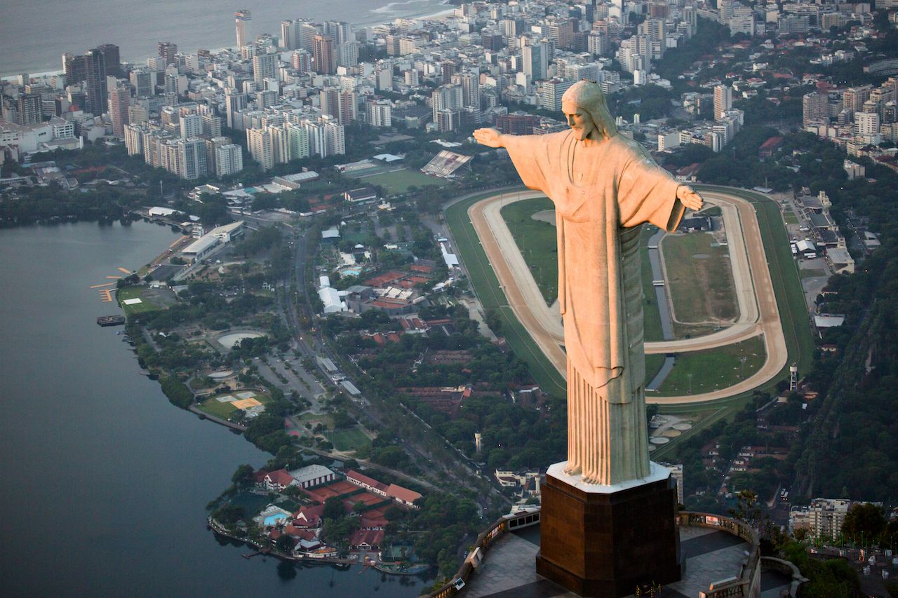 View of Christ the Redeemer