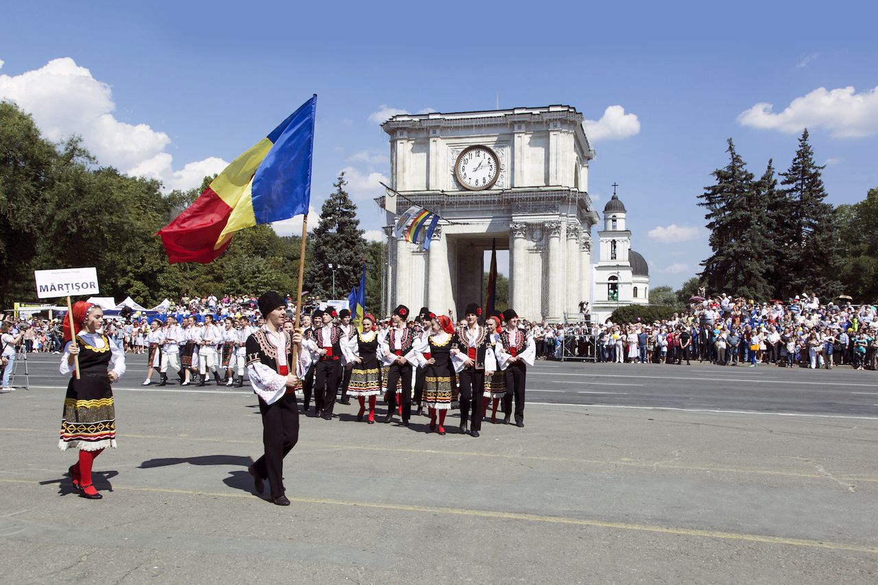 Moldovan Independence Day parade