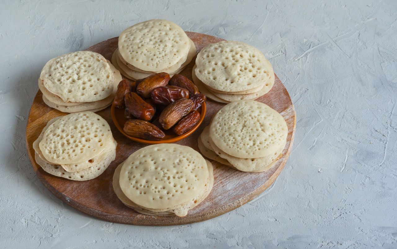 Baghrir Moroccan pancakes