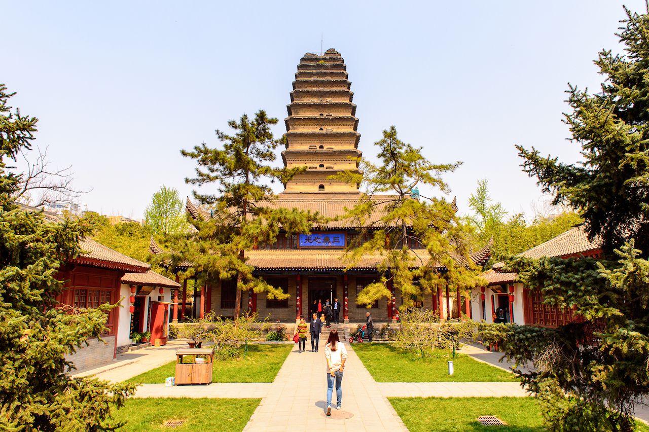 Small Wild Goose Pagoda, XIan, Shaanxi, China