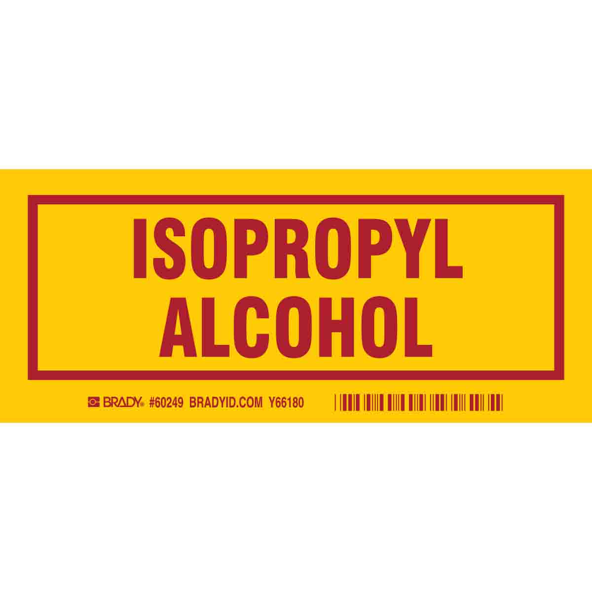 Printable Isopropyl Alcohol Label - Printable World Holiday