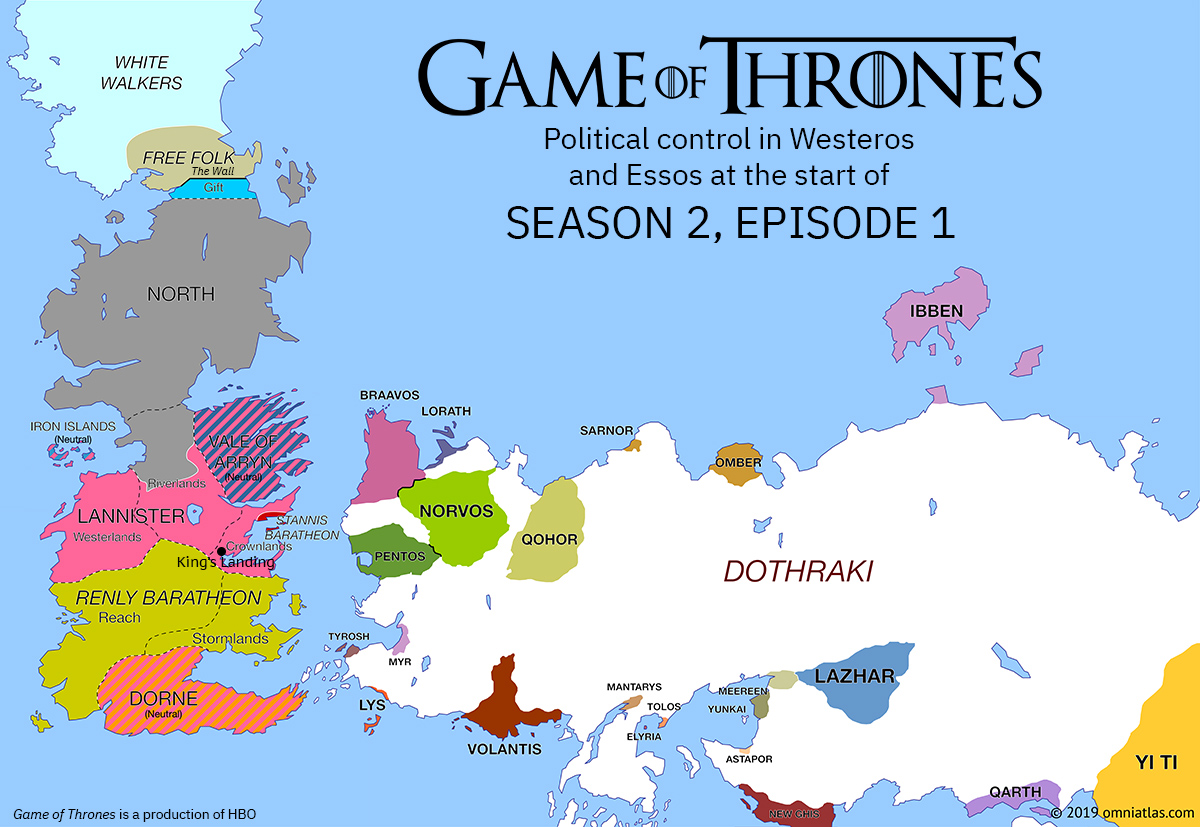 Game Of Thrones Interactive Map