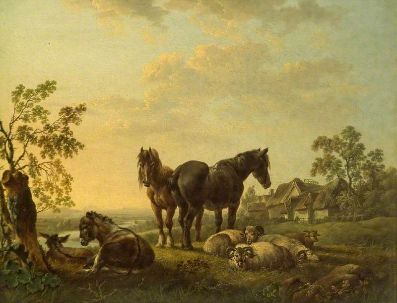 Horses and Sheep