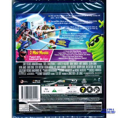 HOTEL TRANSYLVANIA 3 A MONSTER VACATION MONSTER PARTY EDITION BLU-RAY