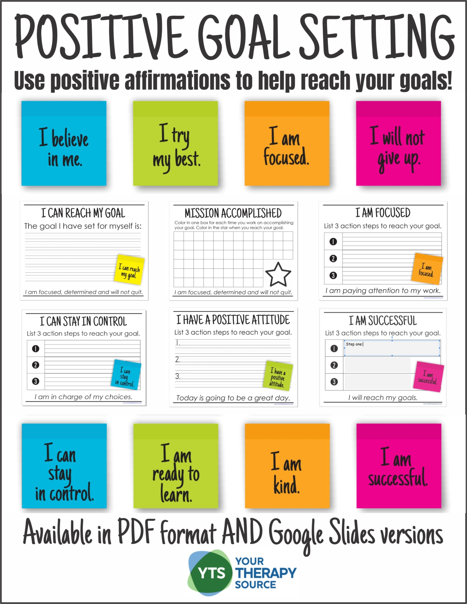 Goal Setting Activities For Teens