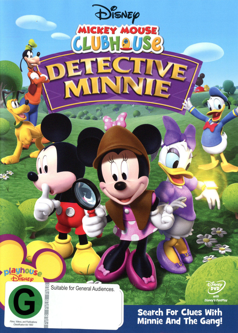 Mickey Mouse Clubhouse Detective Minnie Dvd