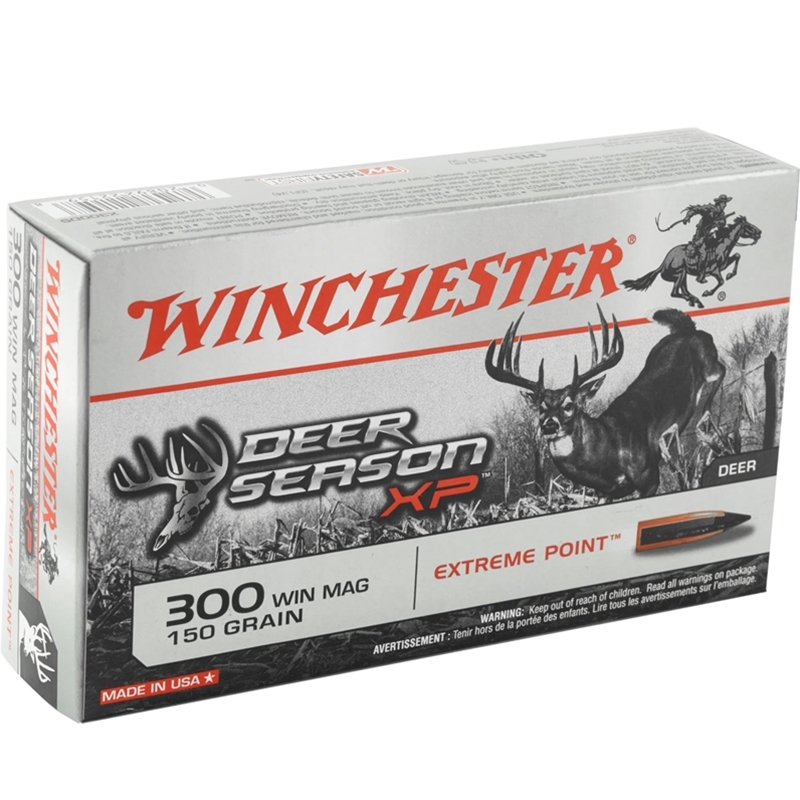 Winchester Deer Season 300 Winchester Magnum Ammo 150 Gr Extreme Point ...