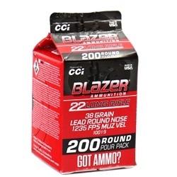 cci-blazer-22-long-rifle-ammo-38-grain-lead-round-nose-pour-pack-200-rounds-10019||