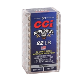 cci-uppercut-22-long-rifle-ammo-32-grain-jhp-960cc||