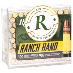 remington-ranch-hand-22-long-rifle-ammo-42-grain-plated-lead-round-nose-r21263||