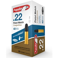 aguila-pistol-match-22-long-rifle-ammo-40-grain-lead-round-nose-1B222516||