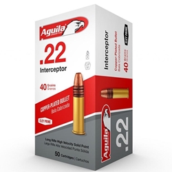 aguila-interceptor-22-long-rifle-ammo-40-grain-plated-lead-round-nose-1b222320||