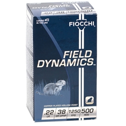 fiocchi-field-dynamics-22-long-rifle-ammo-38-grain-cpsp-22fhvchp||