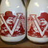 CANADIAN "CHURCHILL" WAR SLOGAN MILK BOTTLES