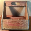 Coca Cola Six Pack wood Carrying Case.  