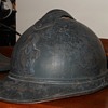 WWI French Adrian Helmet M 15, With Sapper Badge 1915