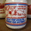 CRAWFORD MILK WAR SLOGAN/RHYME MILK BOTTLE