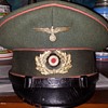 A visor cap of a Nazi Panzer-Abwehr (tank destroyer) battalion NCO