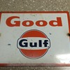 Gulf pump plates 1960's