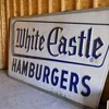 Vintage White castle sign 12x6