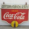 1940's Double Sided Hanging Coca Cola Sign