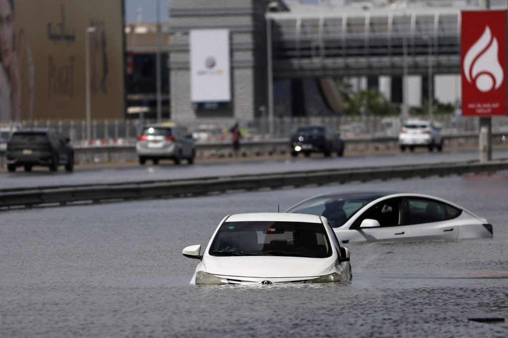 UAE deluged after historic storm dumps record rain across the desert ...