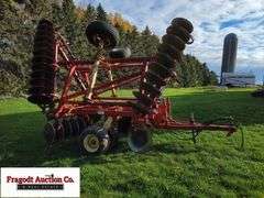 Krause 4900 Tandem Disk, 24’, 11L-15 Tires on 6 Bolt Rims, Approx 22” Disks, (Model: 4945WR), Very Low Acres, SN: 1162