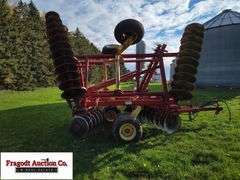 Krause 4900 Tandem Disk, 24’, 11L-15 Tires on 6 Bolt Rims, Approx 22” Disks, (Model: 4945WR), Very Low Acres, SN: 1162