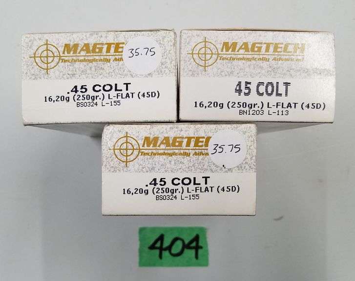 Magtech Cowboy Action Loads 45 Colt - 250 Gr 45D (3 X 50) - Adam ...