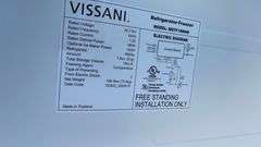 Vissani Refrigerator Model: MDTF18WHR