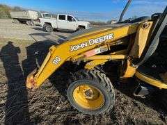 John Deere 110 Backhoe Loader Tractor