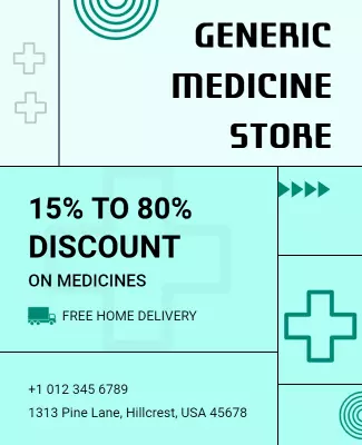 Generic Medicine Store Poster