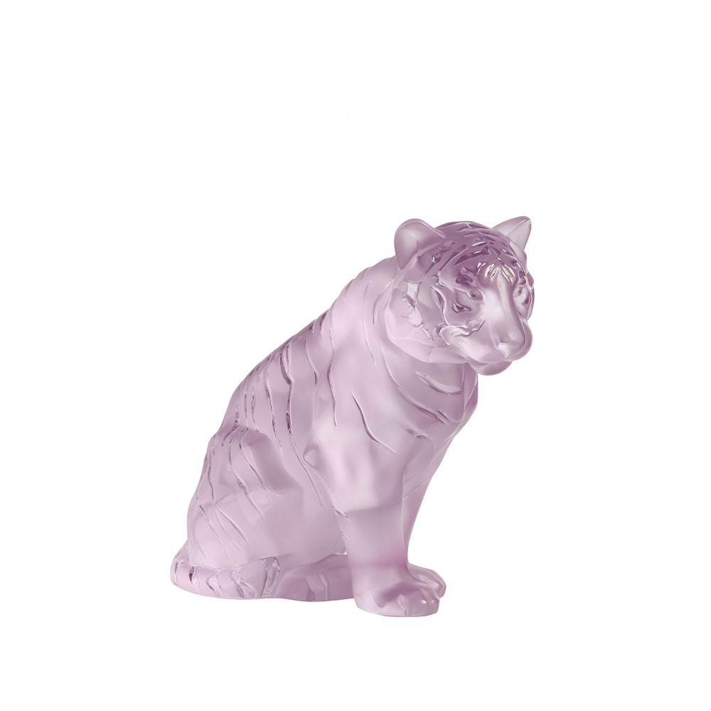 Lalique Pink Tiger, Grand Sculpture, Limited Edition