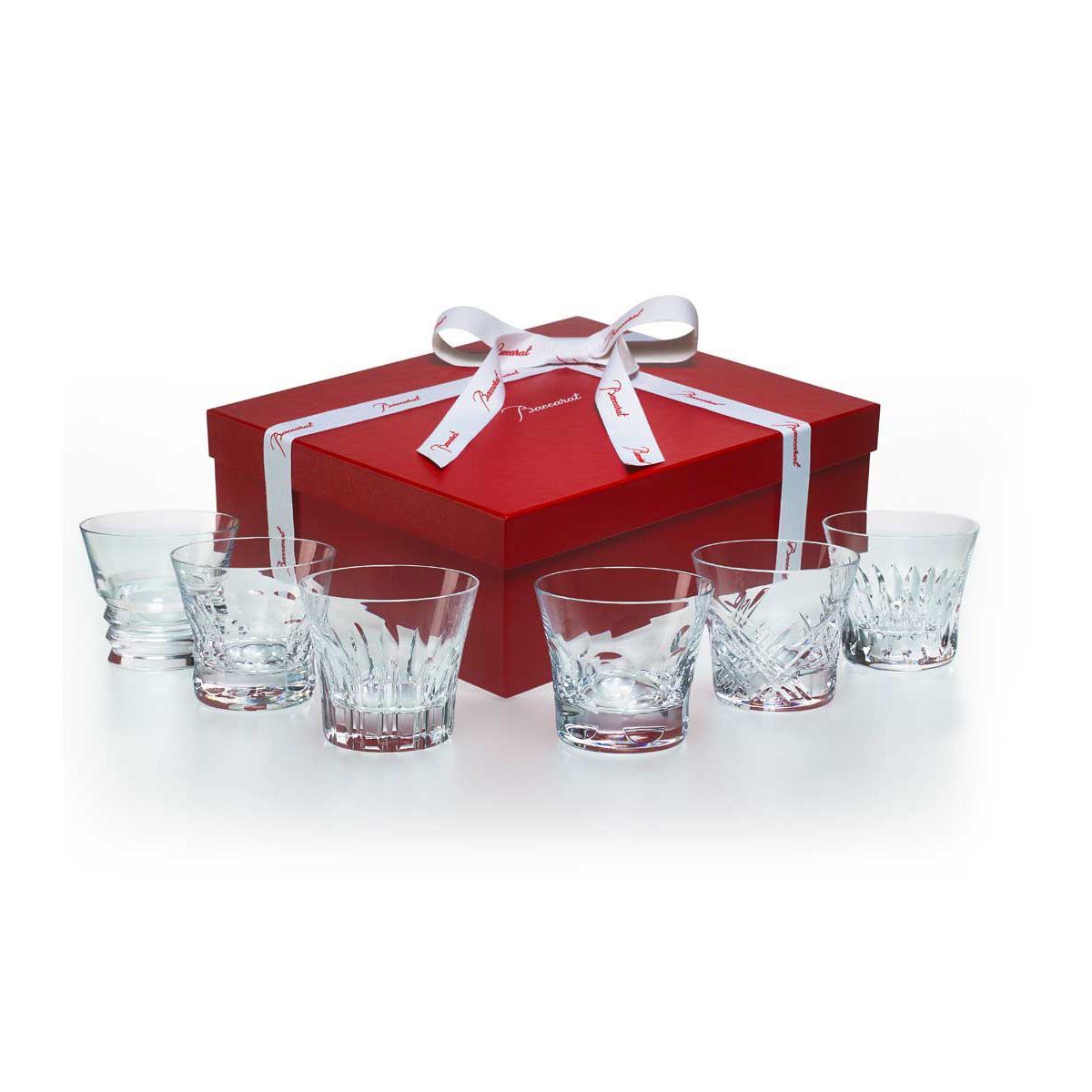 Baccarat Crystal, Everyday Classic Assorted DOF Tumblers, Gift Boxed Set of Six