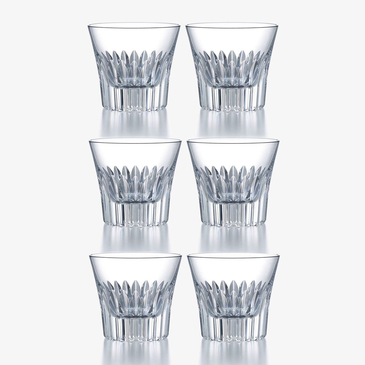 Baccarat Everyday Crysta Tumbler Set of 6, 260th Anniversary Set