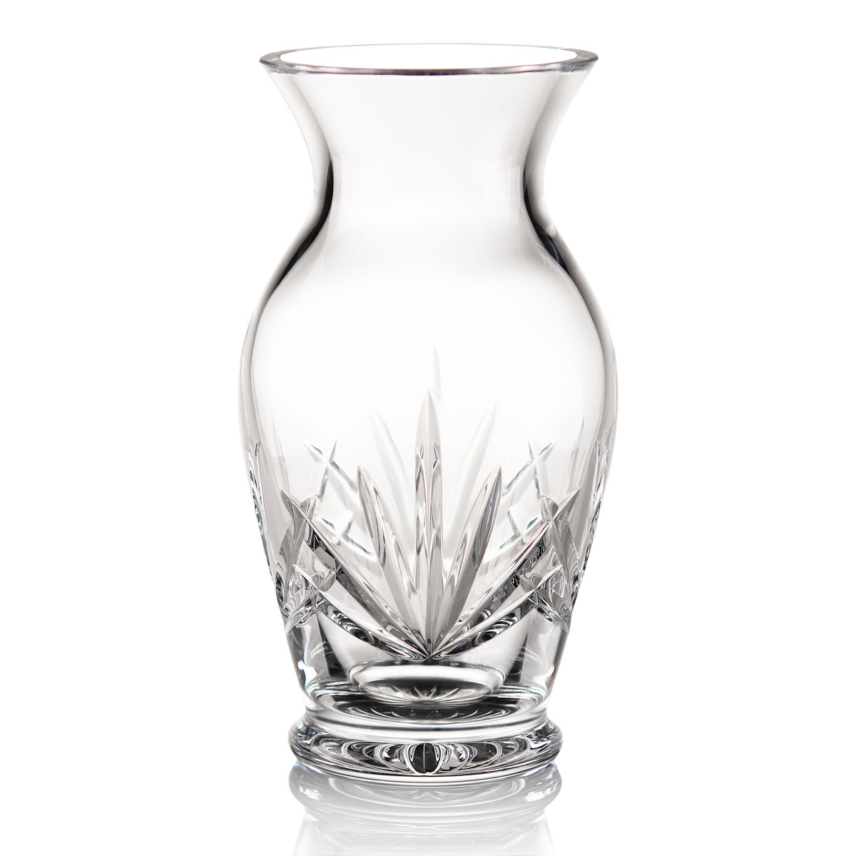 Cashs Ireland Crystal Shannon 10" Bouquet Vase