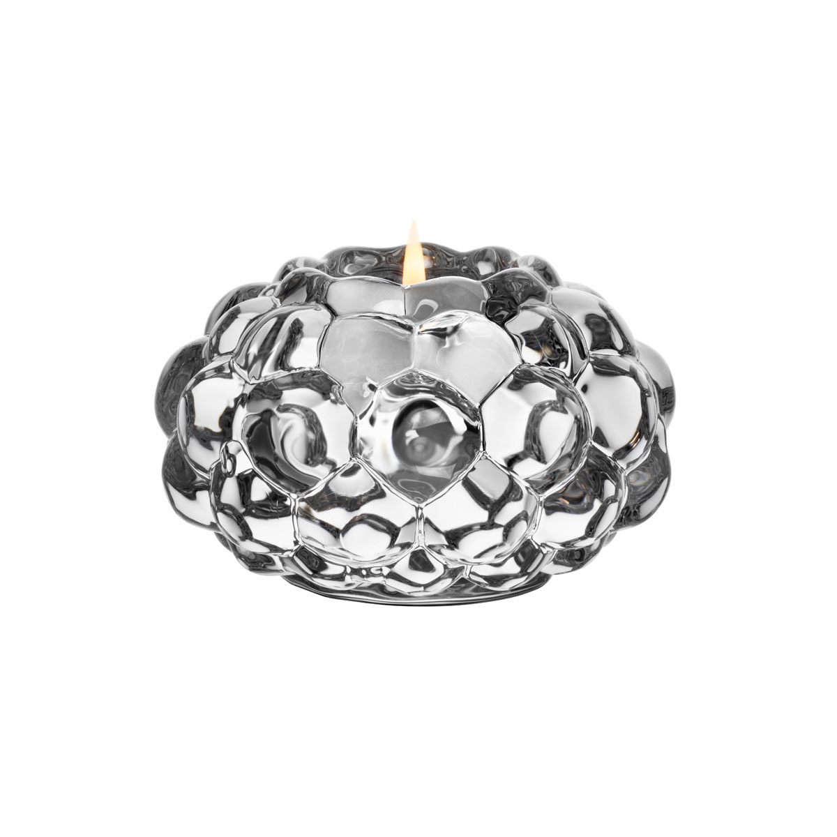 Orrefors Crystal Raspberry Votive, Small