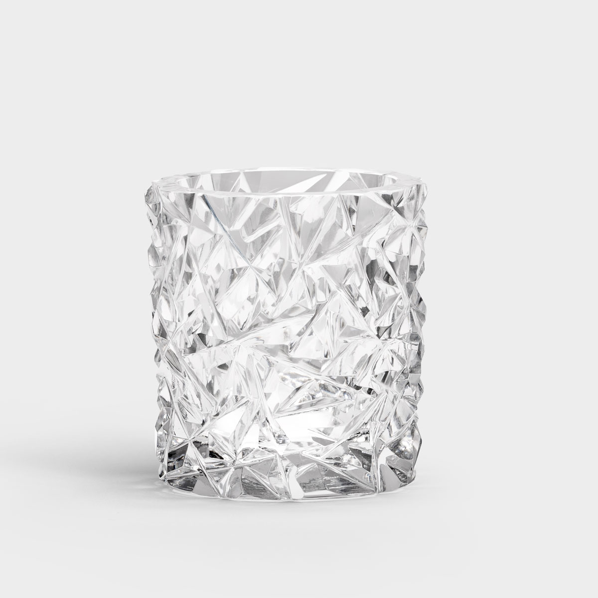 Orrefors Carat Candle Holder Clear Medium