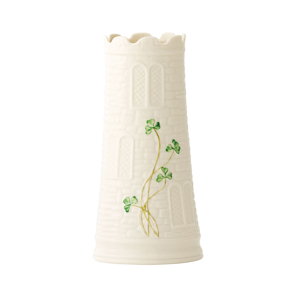 Belleek China 7 3/4" Castle Vase