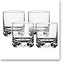 Orrefors Crystal, Erik Crystal DOF Tumbler, Set of Four