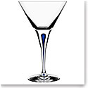 Orrefors Crystal, Intermezzo Blue Crystal Martini, Single