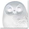 Lalique Shivers Owl Figure Sculpture