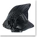 Lalique Black Fish Sculpture