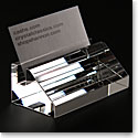 Orrefors Crystal, Wall Street Business Card Holder