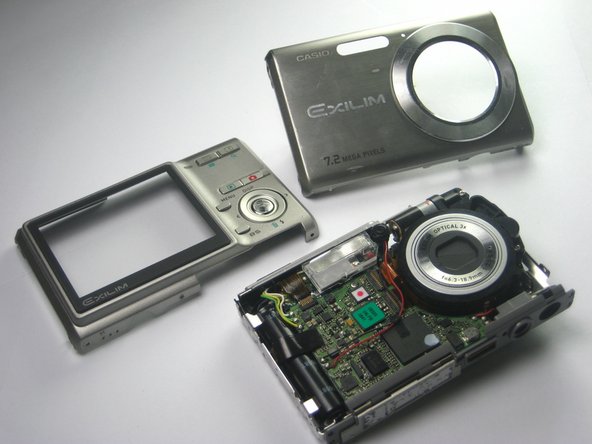 Casio Exilim EX-Z70 Lens Gear Cleaning 